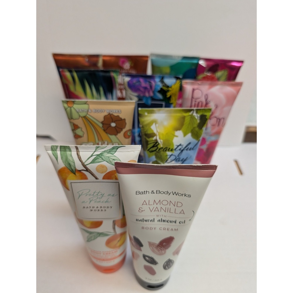 Bath & Body Works Mixed Lot 11 Retired Body Cream Lotion Testers As Is
